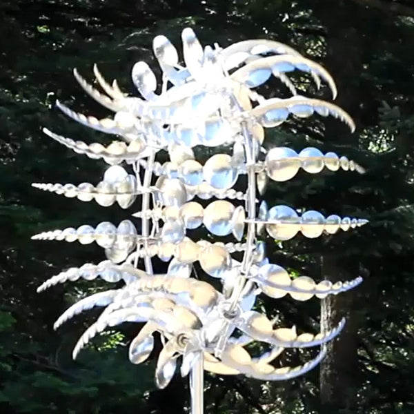 Unique Copper Wind Spiral Sculpture