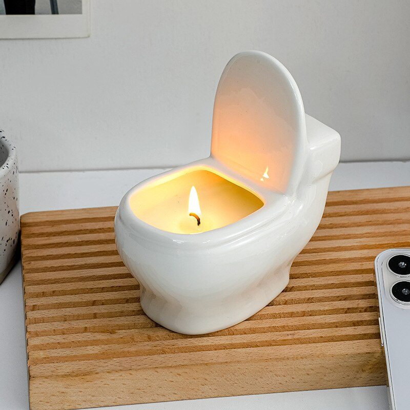 Humorous Bathroom Aroma Candle - Pexav