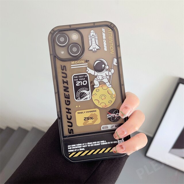 Clear Cosmic Phone Case for iPhone