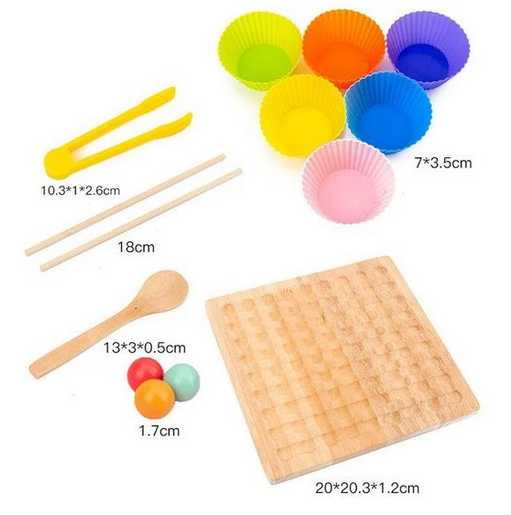 Wooden Educational Bead Sorting Toy