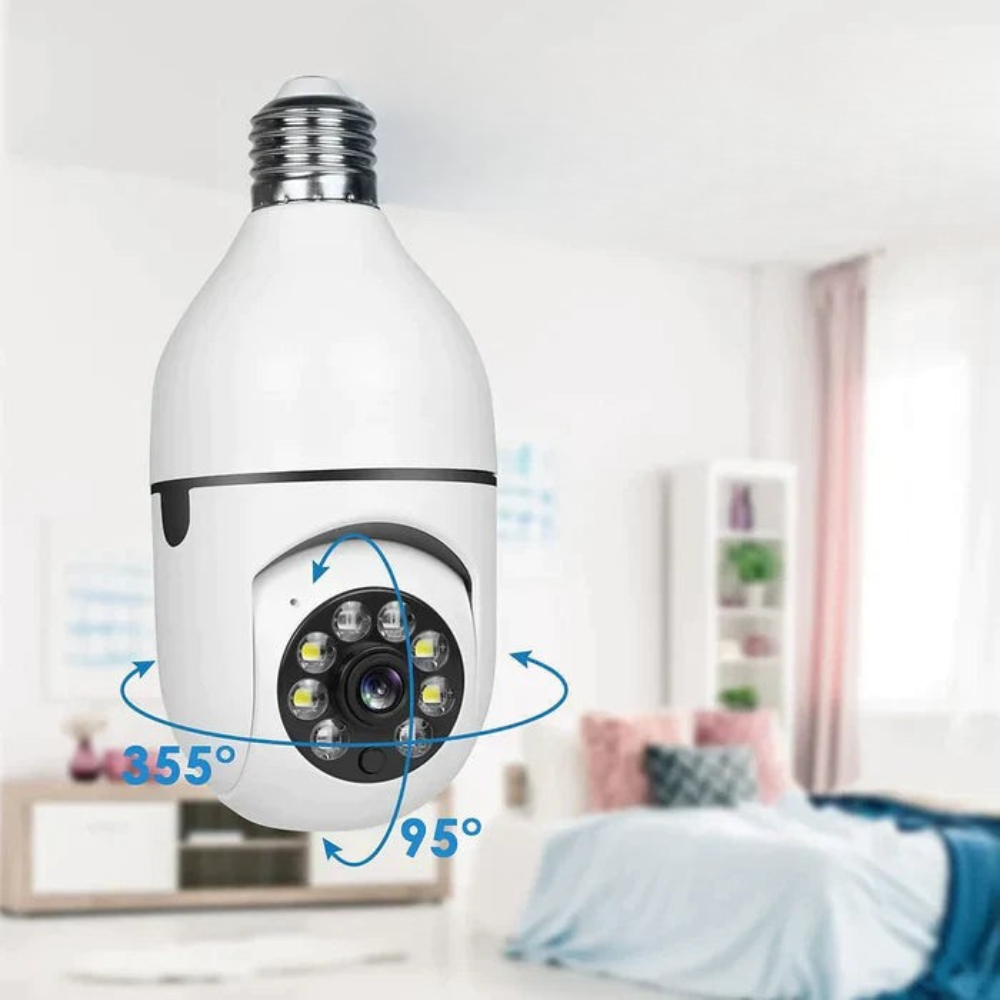 Wireless Smart Light Bulb Security Camera
