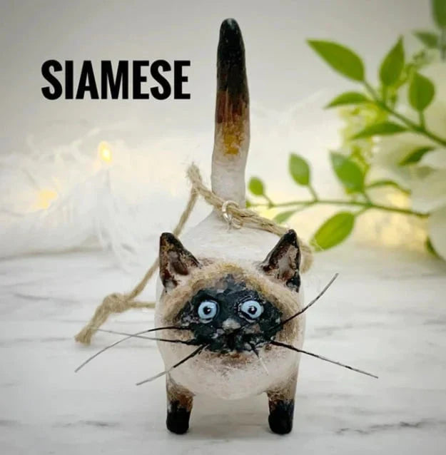 Small Cute Cat Collectible Figurine