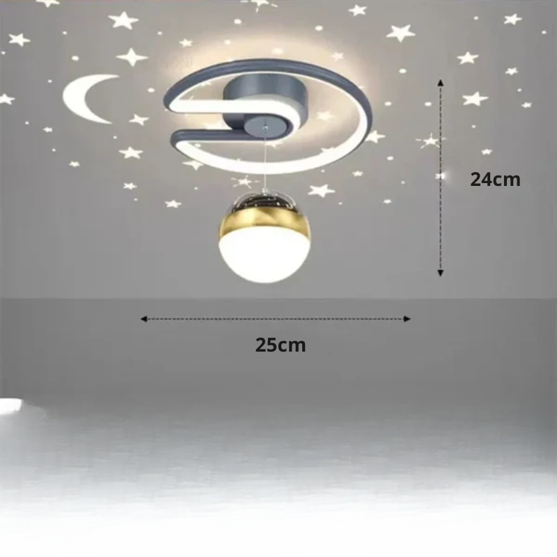 Ambient Glow LED Star Ceiling Lamp Fixtures