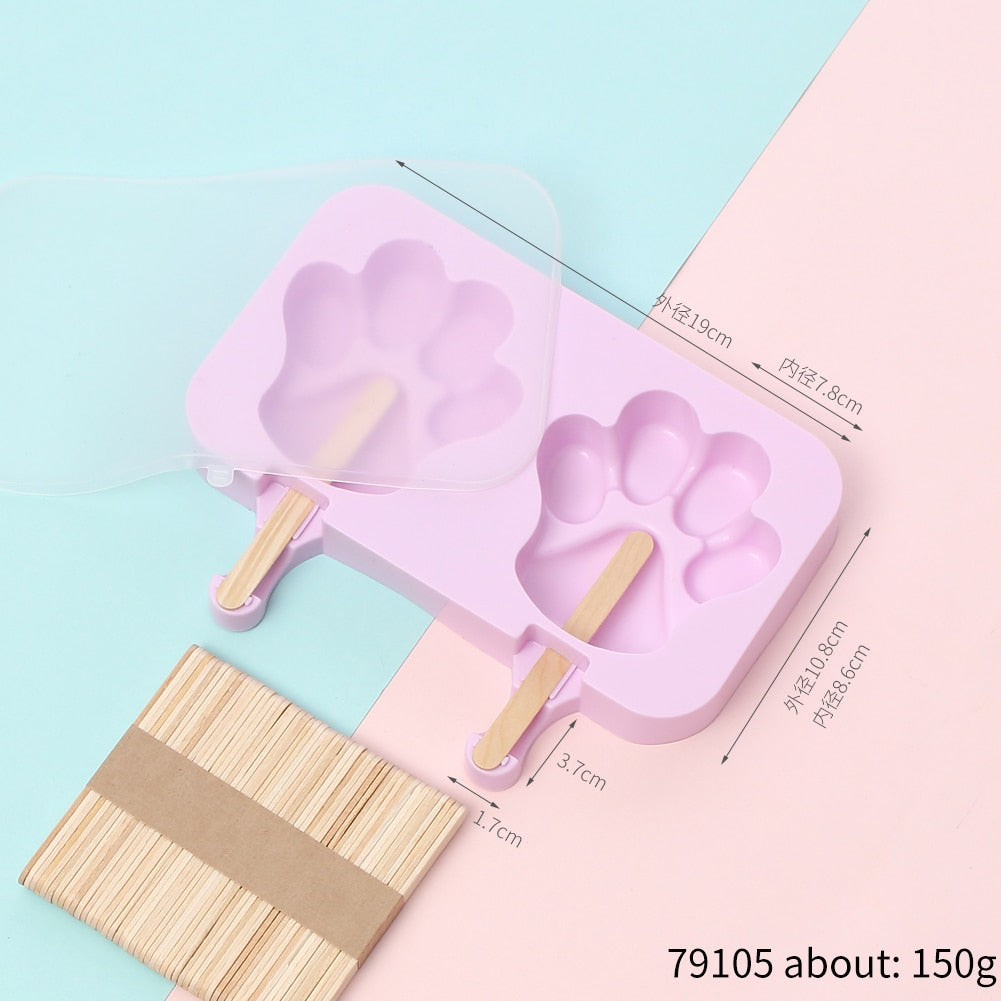 Adorable Bunny Ice Cream Moulds