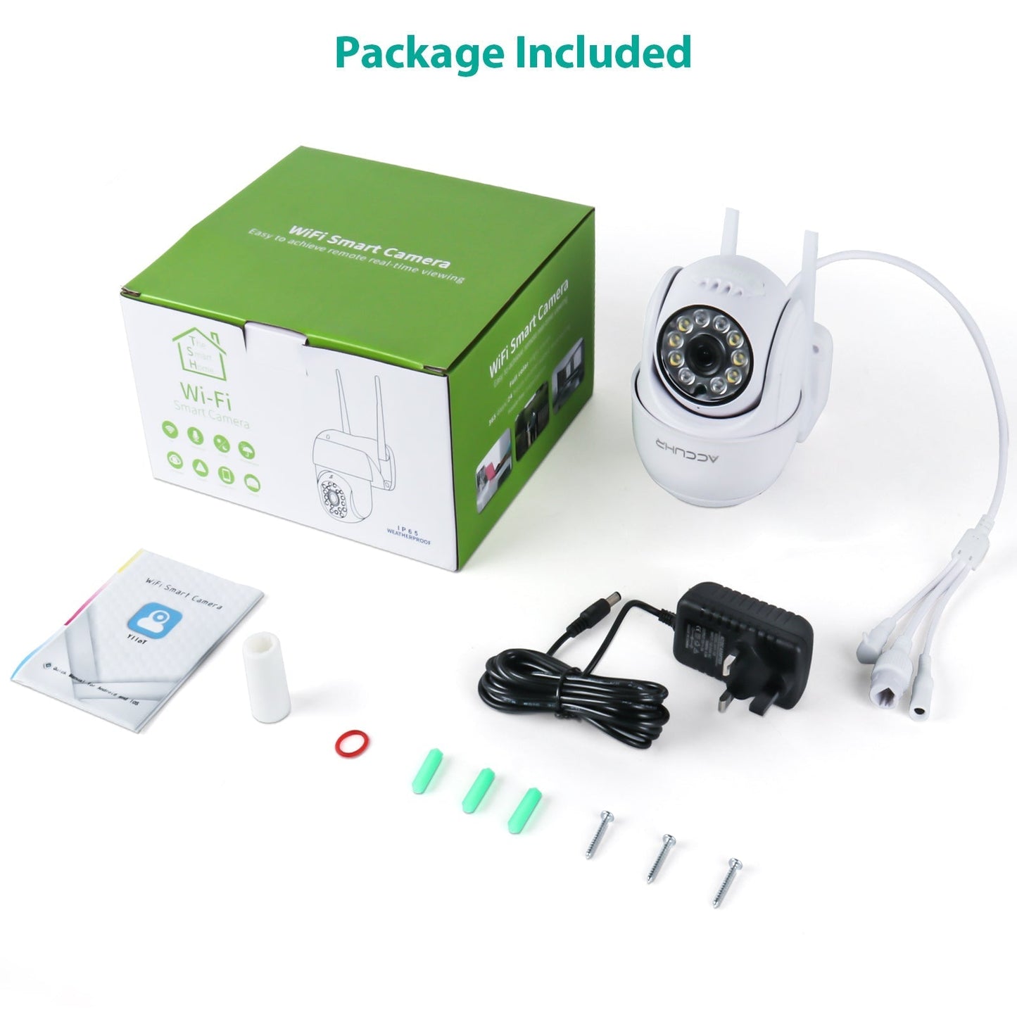 Wireless Outdoor WiFi IP Security Camera HD Night Vision