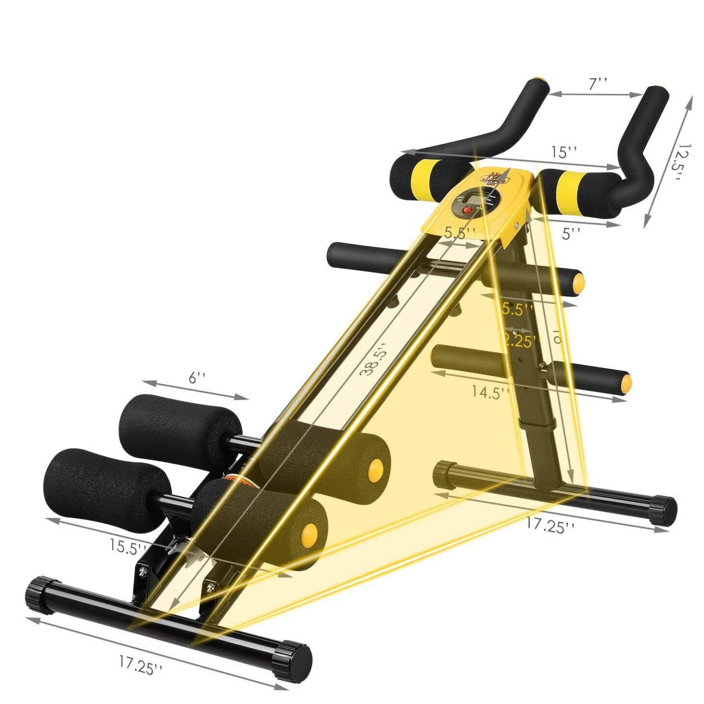 Strong Core Ab Crunch Home Exercise Fitness Machine