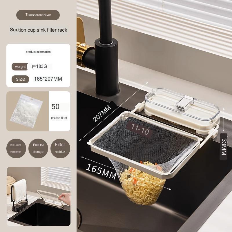 Stainless Kitchen Sink Drain Organizer Rack