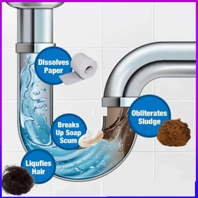 Powerful Kitchen Sink Drain Cleaner
