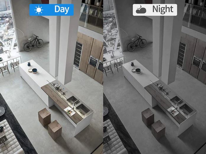 Compact 2 Pack WiFi Home Security Cameras Night Vision