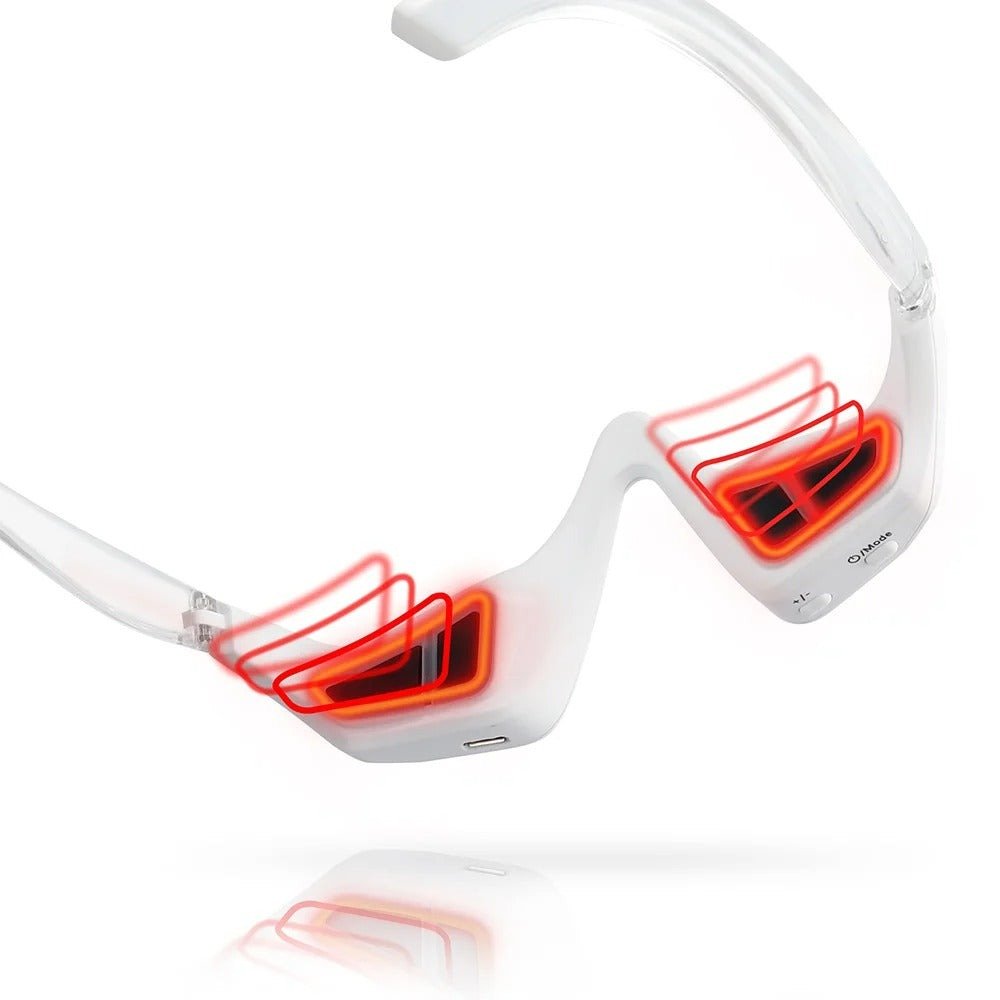 Advanced Eye Massager with Red Light for Wrinkle Reduction