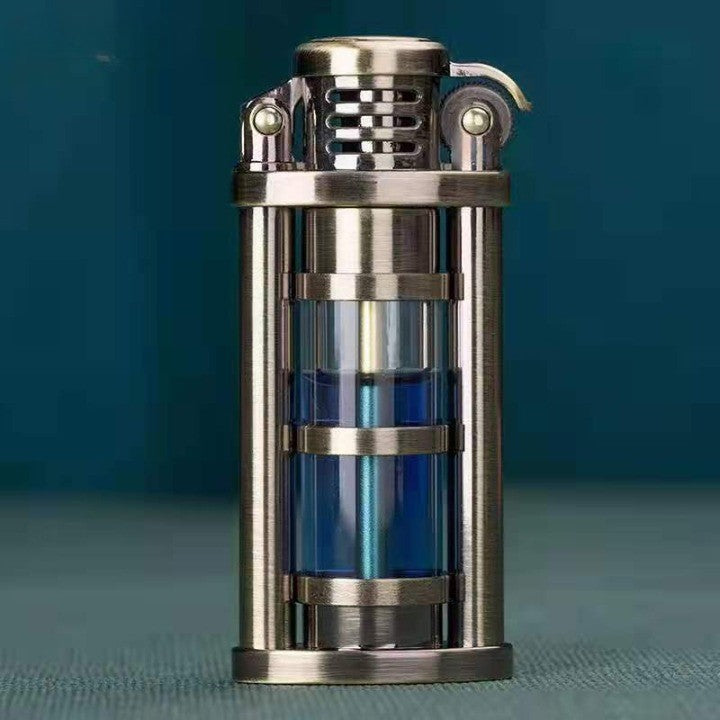 Waterproof Metal Gas Refillable Pocket Lighter