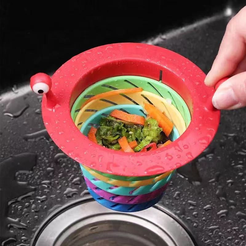 Fun Compact Collapsible Kitchen Sink Strainer Basket - Pexav