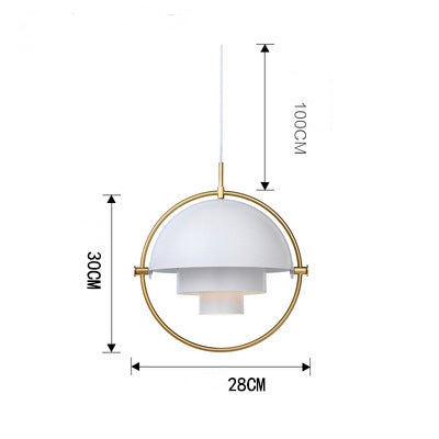 Unique Metal Sphere Pendant Light