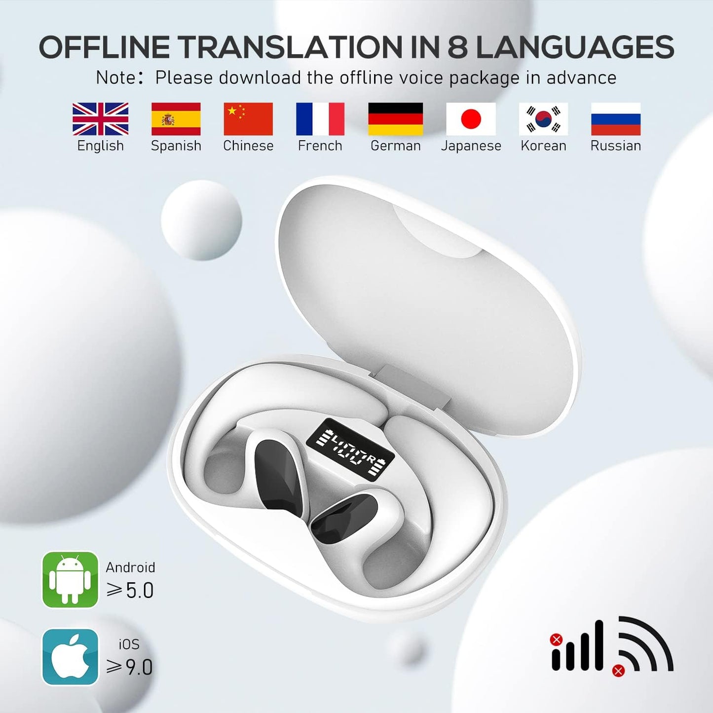 Wireless Foreign Language Earbuds