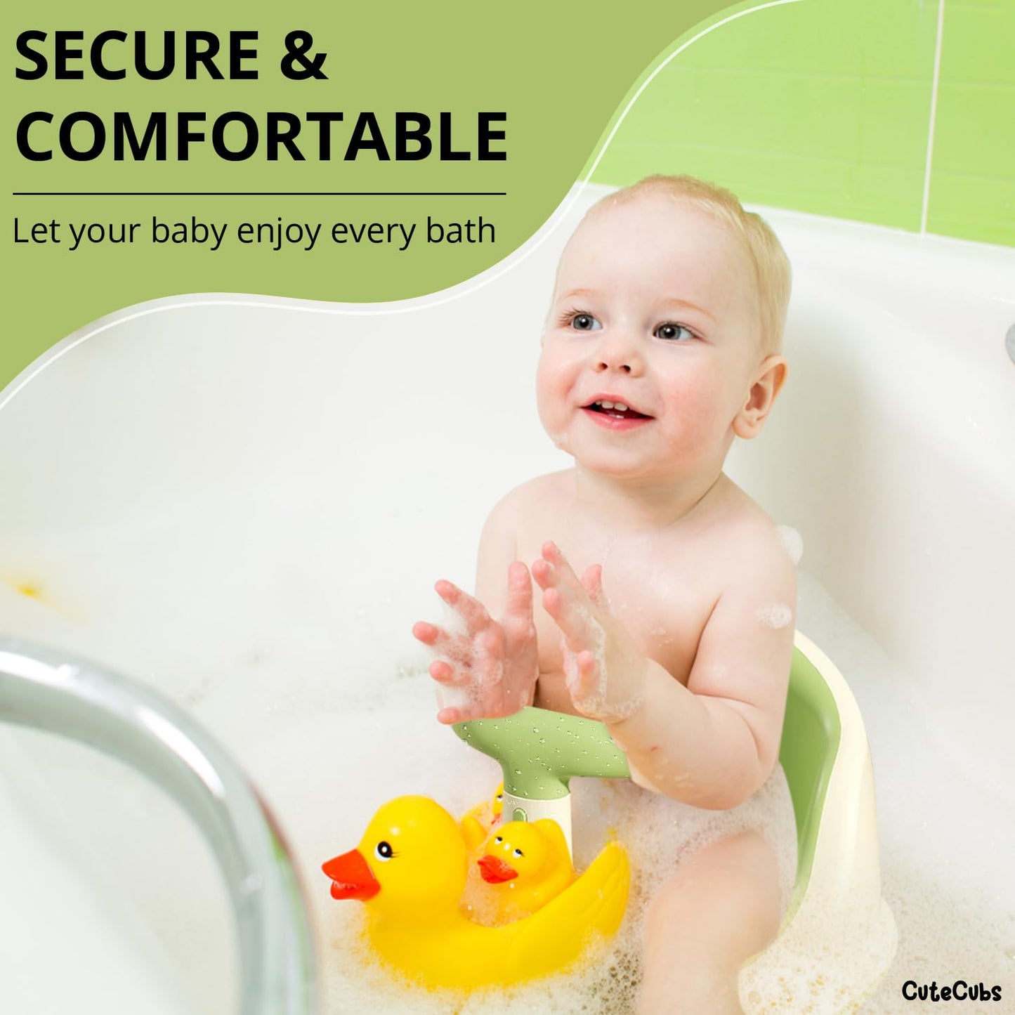 Safe Infant Bathtub Support