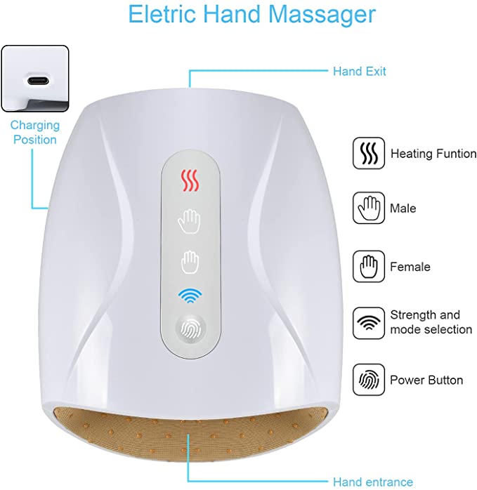 Warm Rechargeable Hand Massage Tool