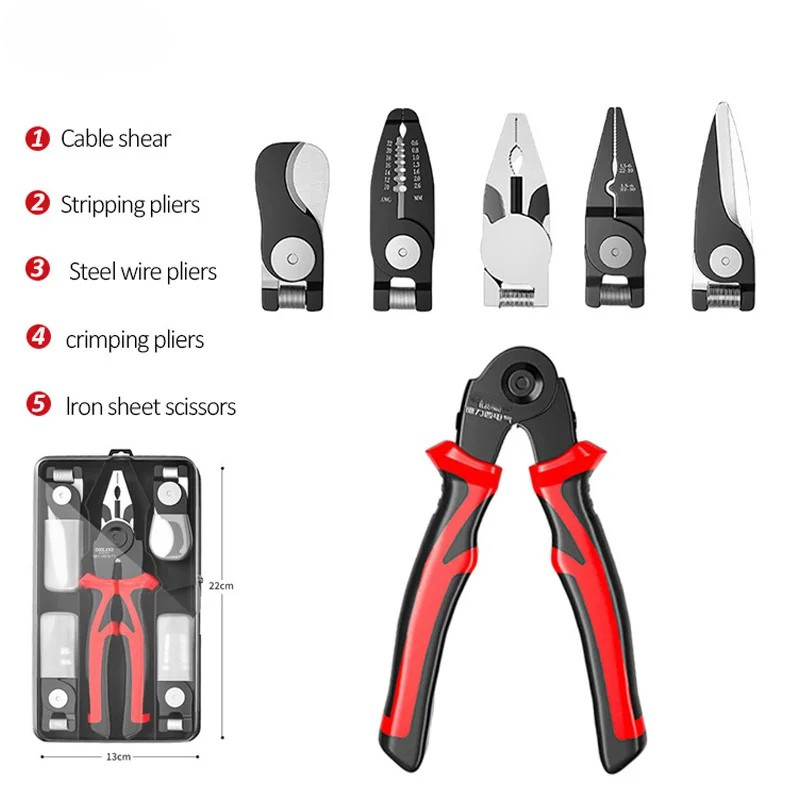 Versatile 5-Piece Multi Tool Pliers Set