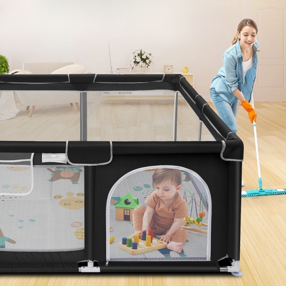 Big Folding Outdoor Baby Play Yard