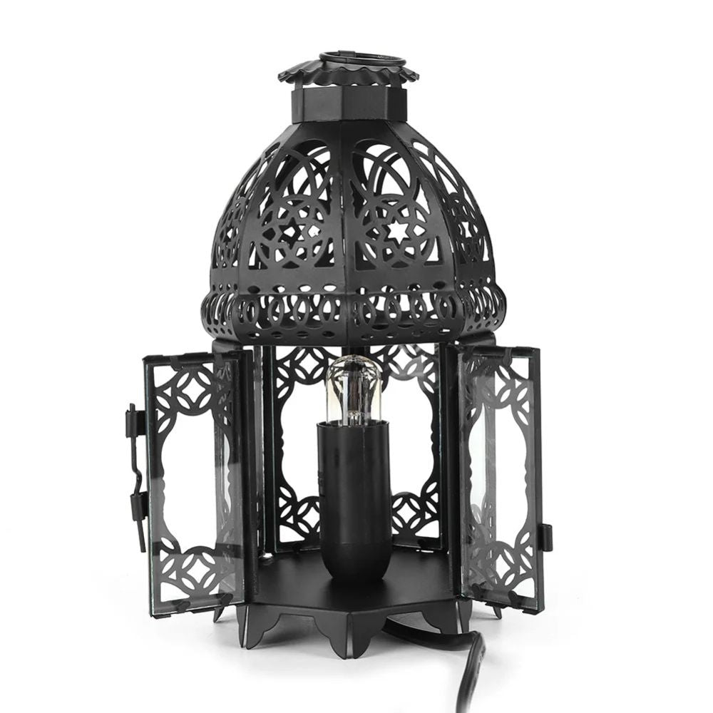 Rustic Metal Himalayan Desk Lamp