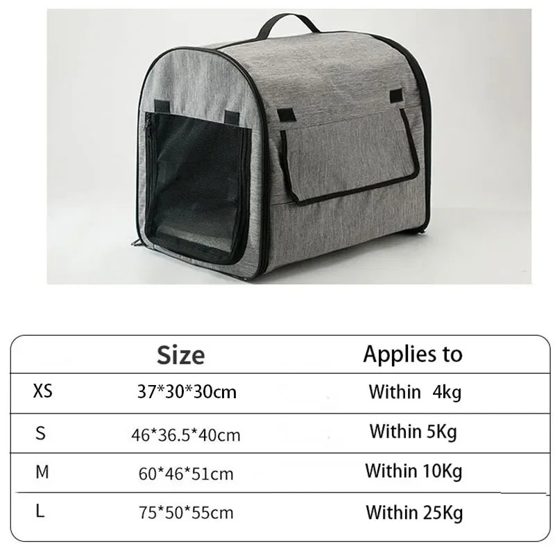 Portable Pet Carrier Foldable Travel Bag