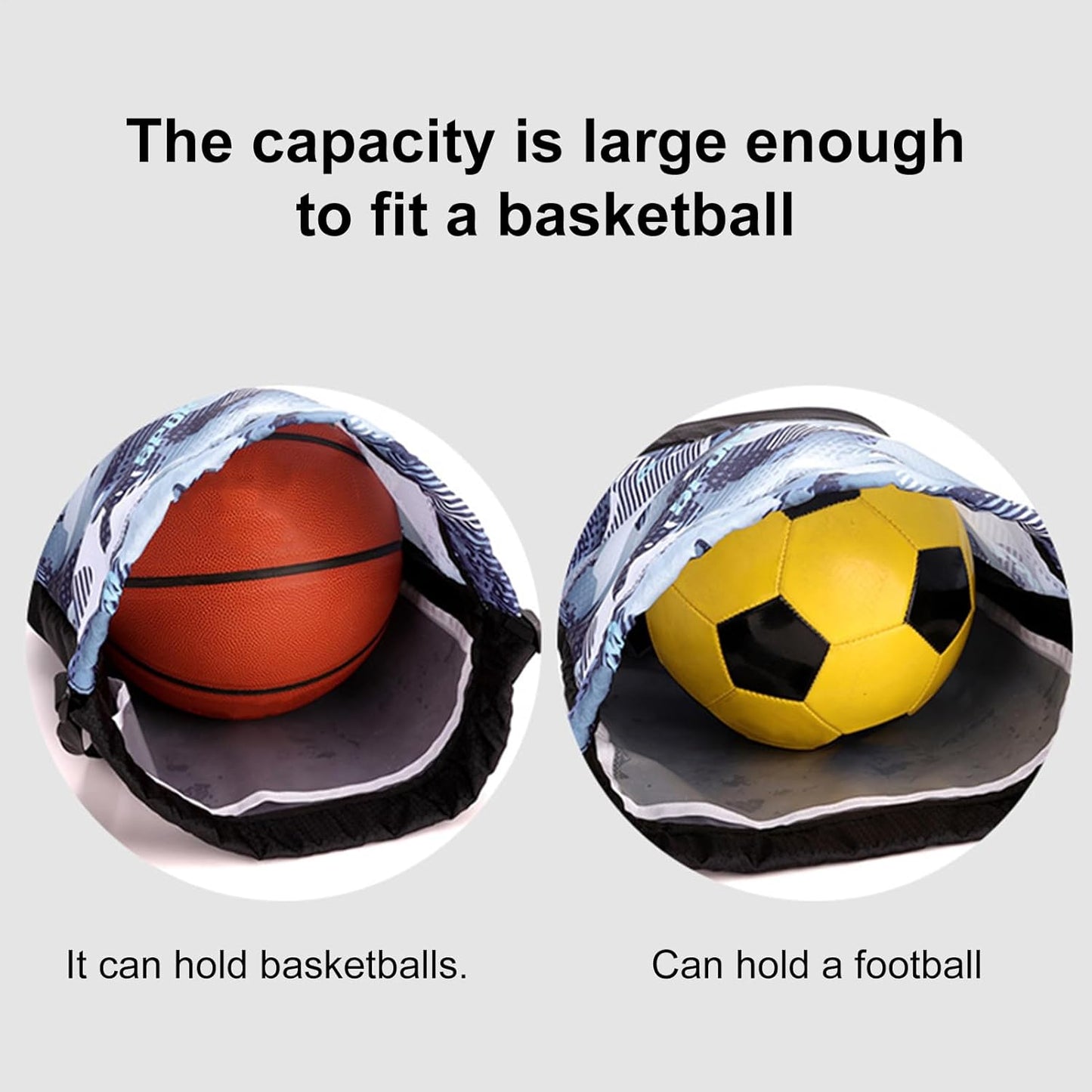 Athletic Gym Duffel Bag with Separate Shoe Pocket