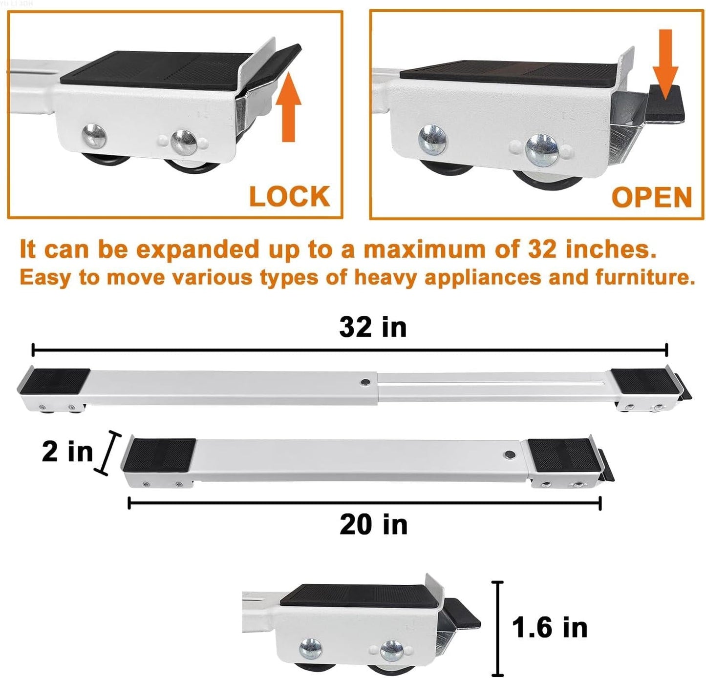 Sturdy Household Appliance Wheels