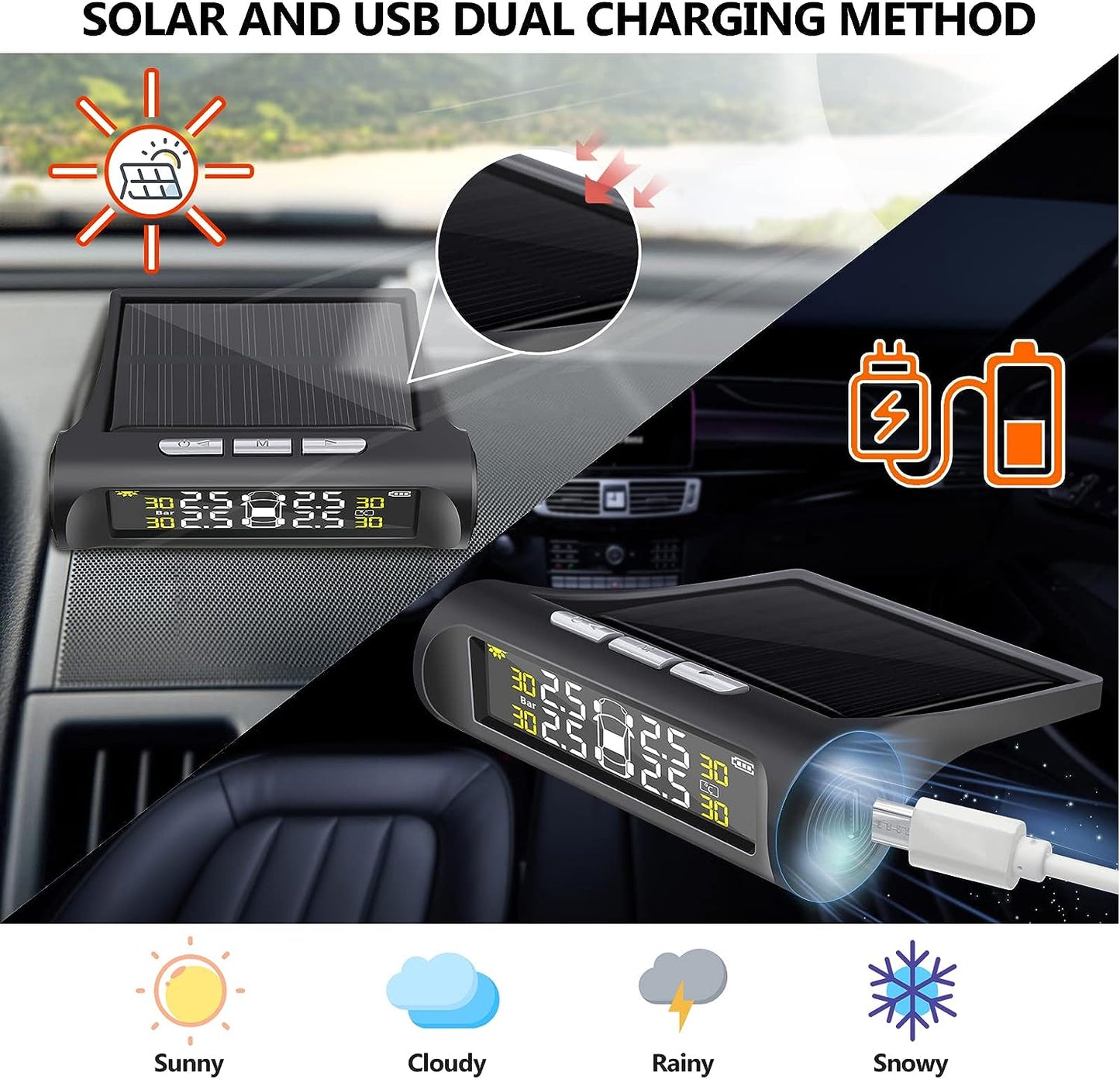 Accurate Car Tire Pressure Alert System