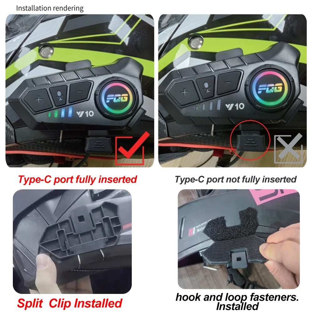 Wireless Helmet Communication System