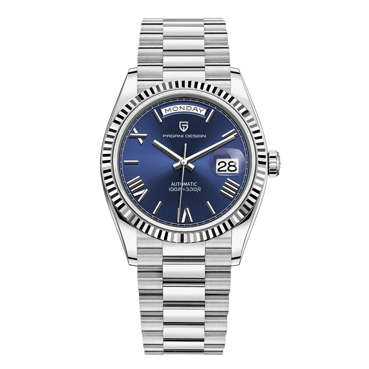 Premium Men's Automatic Stainless Steel Date Watch