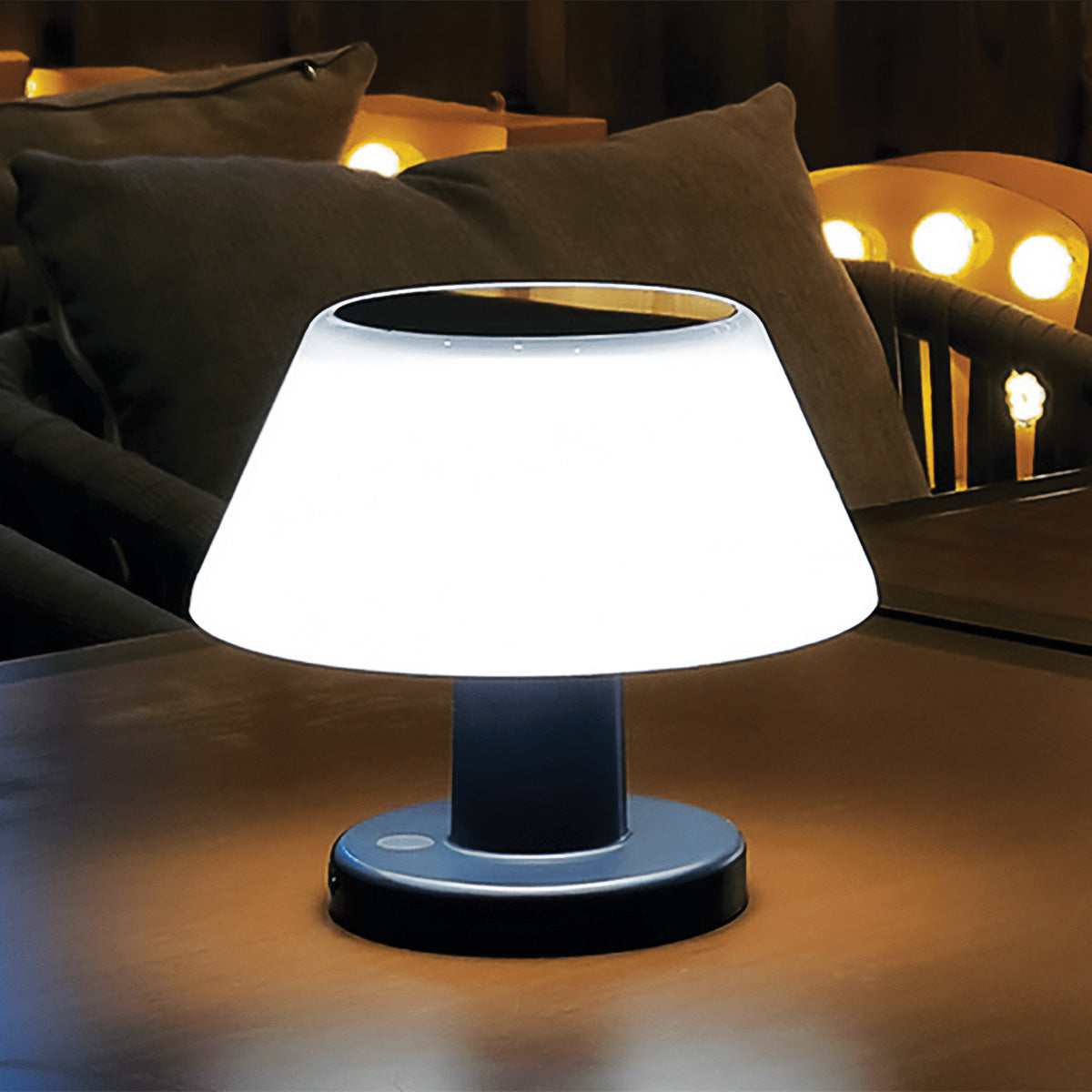 Adjustable Solar Table Lamp with 20 Lumens Brightness – Eco-Friendly Outdoor Lighting, IP65 Waterproof, 4 Brightness Levels 7