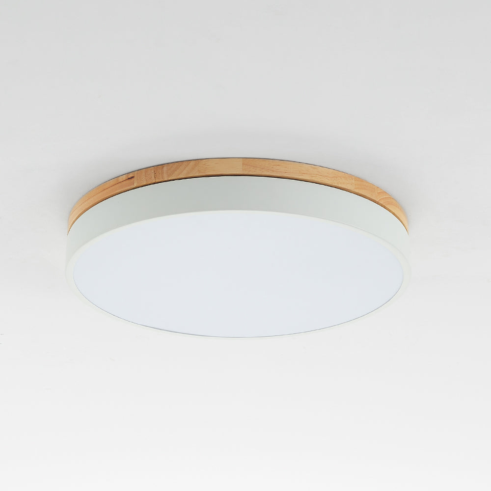 Bright Circular LED Ceiling Lamp Adjustable Light Fixture