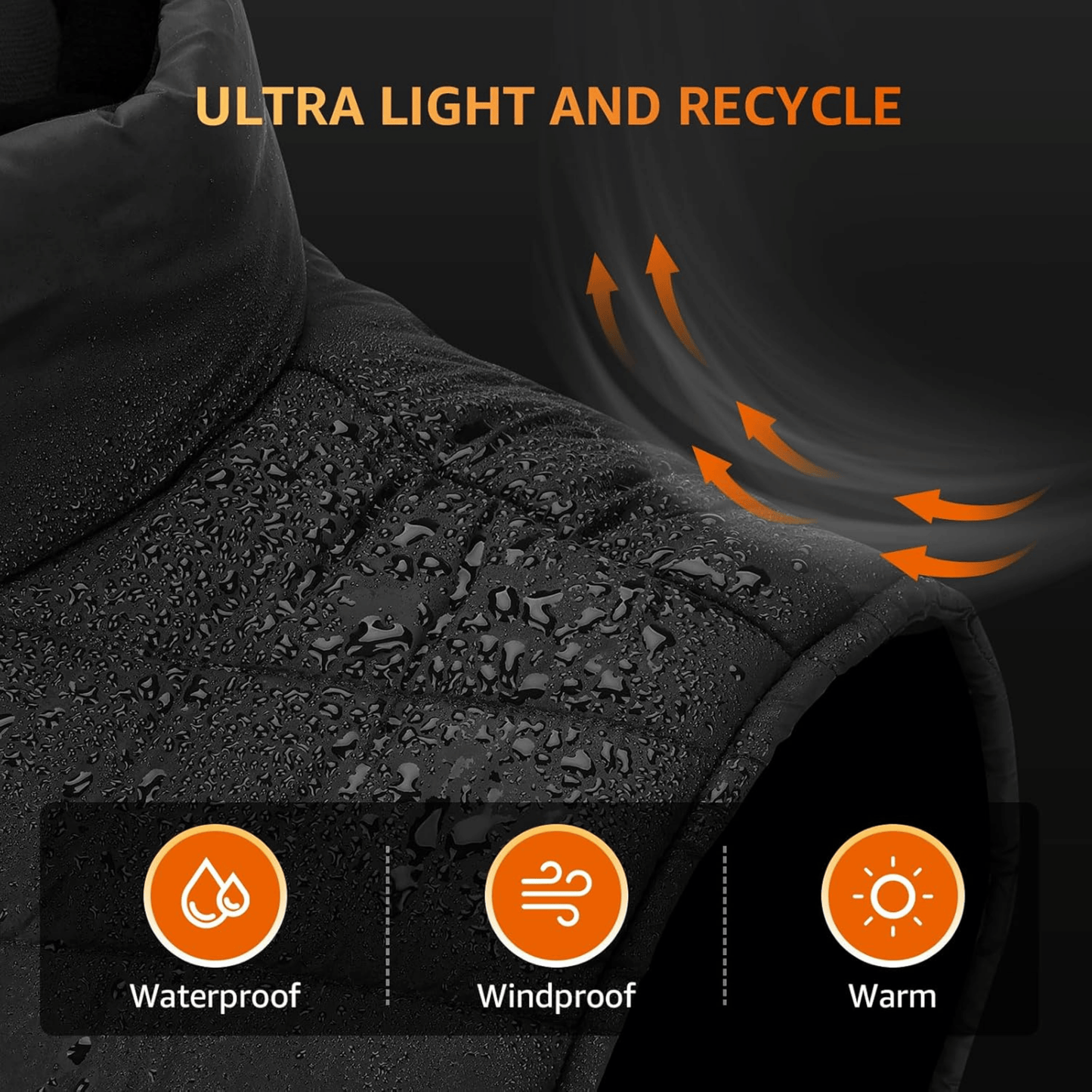 Warm Water-Resistant Outdoor Gilet