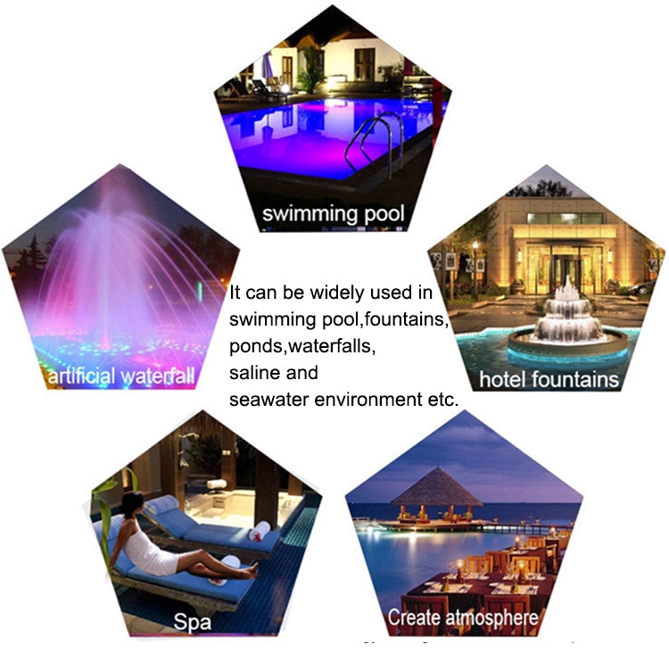 Bright LED Pool Wall Light Submersible Outdoor Lamp
