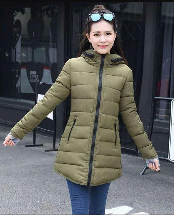 Warm Padded Winter Coat For Ladies