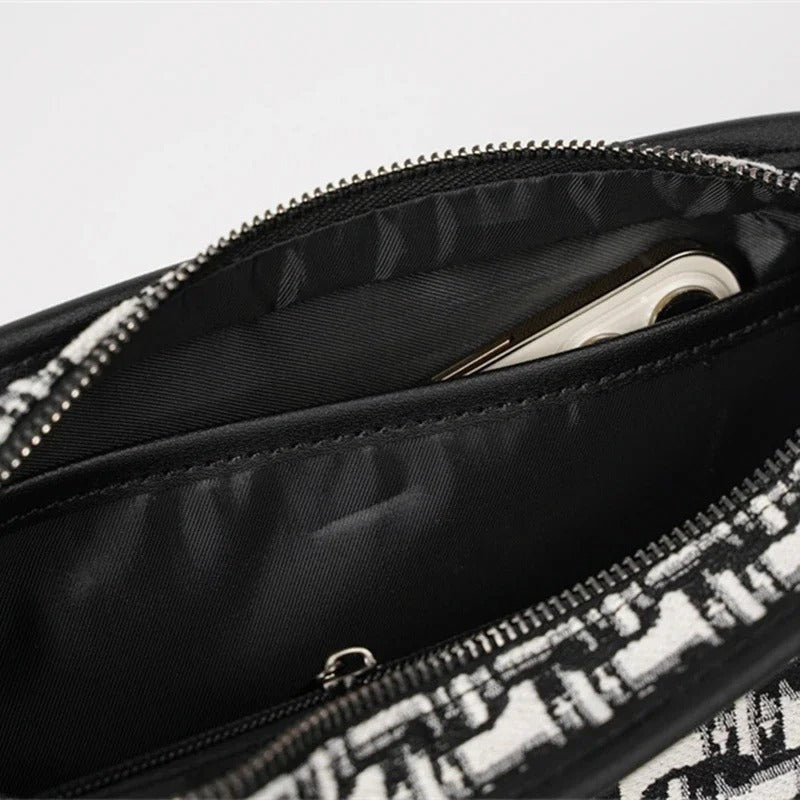 Fashion Shoulder Bag Men's Crossbody Bag Canvas Designer Sling