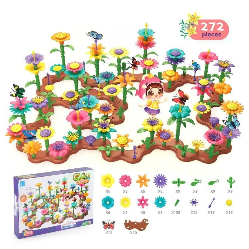 Flower Building Blocks Set – Educational STEM Toy
