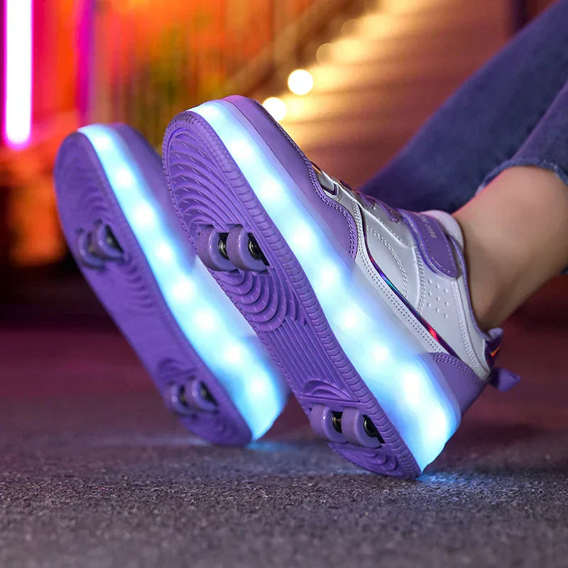 Comfortable LED Light Up Kids Sneakers