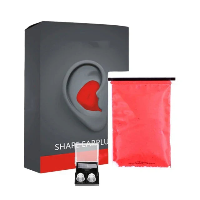 Comfortable Silicone Sleep Earplugs - Reusable Noise Reduction