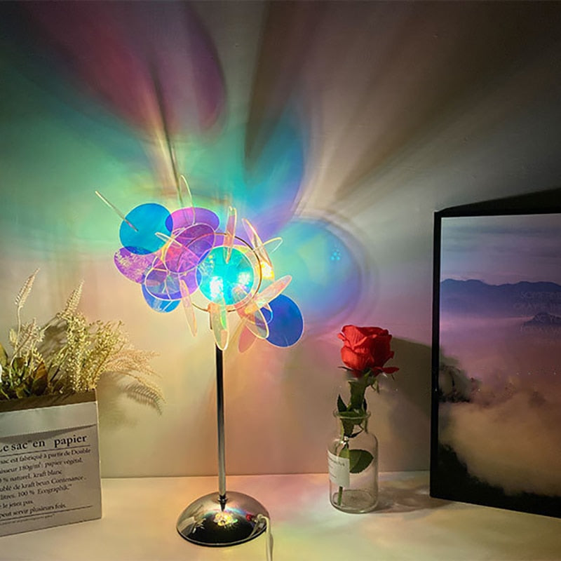 Vibrant LED Nightlight Table Lamp - Pexav