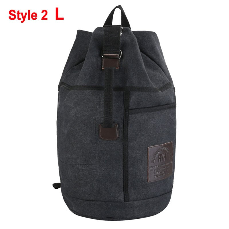 Travel Ready Canvas Hiking Backpack Bag