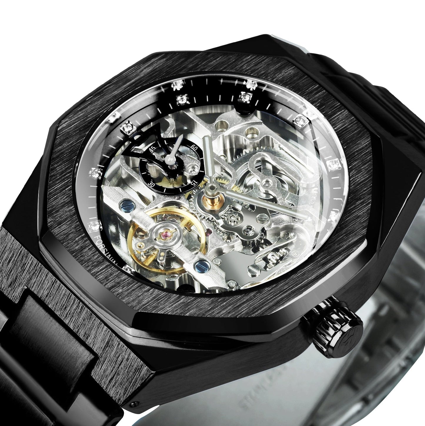 Stylish Skeleton Automatic Men's Watch