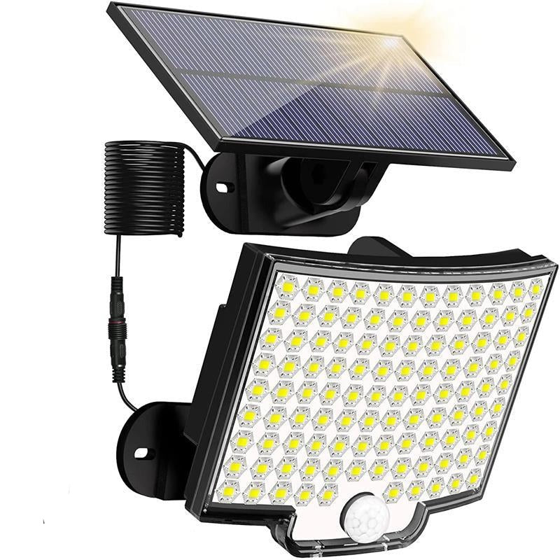 Bright Solar Powered Motion Sensor Outdoor Light