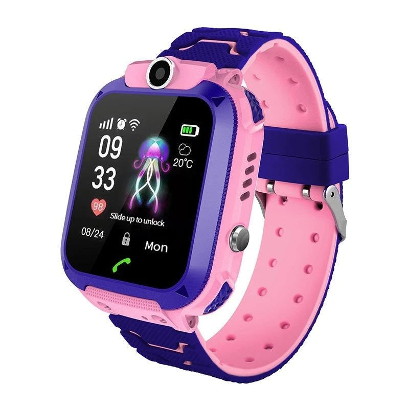 Children's GPS Watch with SOS, Water Resistance, Voice Call, and Fun Games