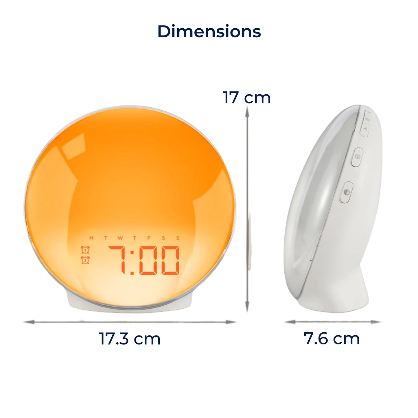 Wake Up Light Alarm Clock with Gentle Morning Simulation
