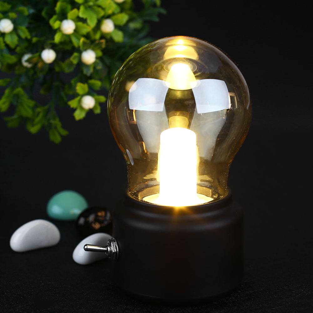 Retro Rechargeable Table Lamp with USB Charger – Portable LED Desk Lamp for Vintage Decor 7