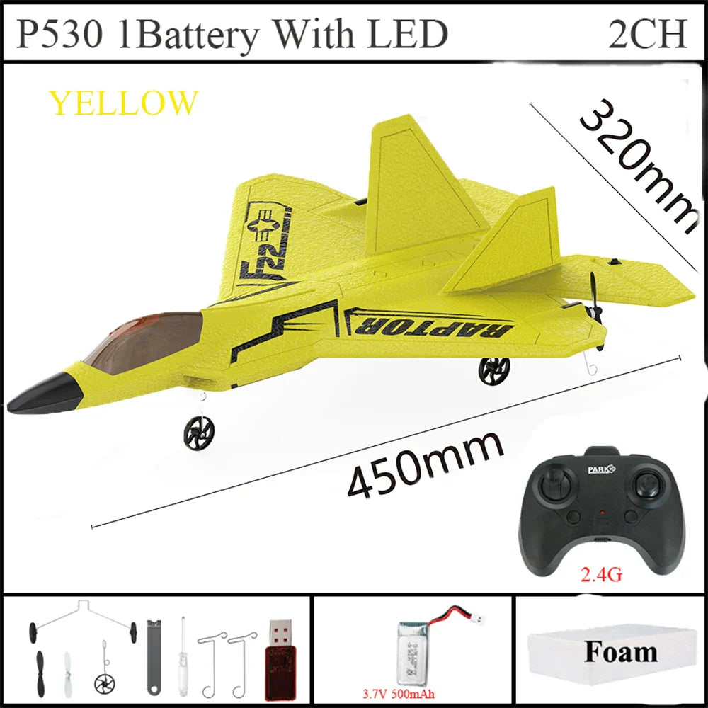Bright LED Foam Airplane Toy