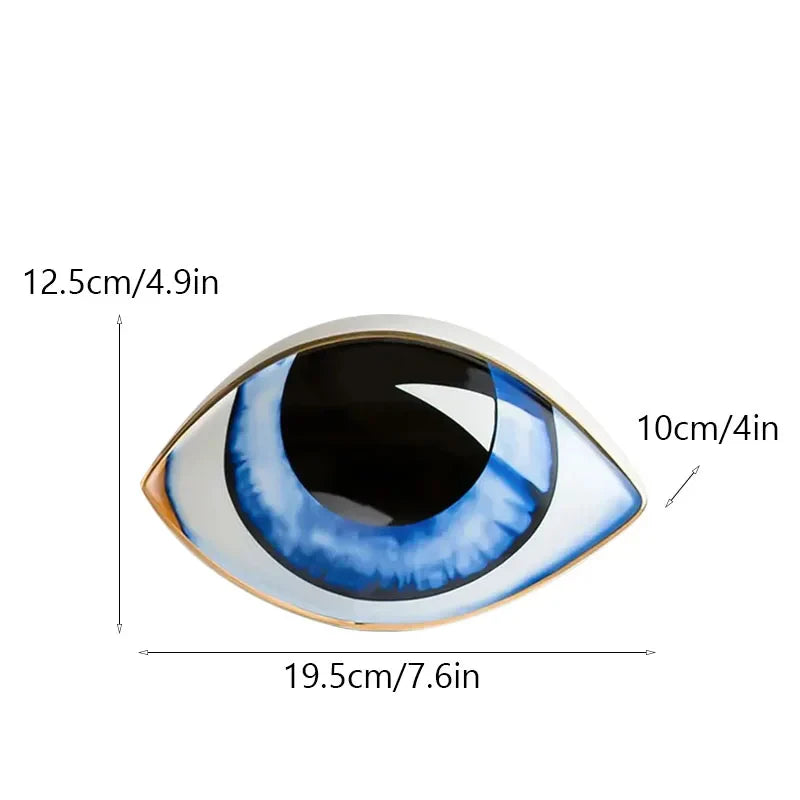 Beautiful Eye Figurine Ceramic Decoration
