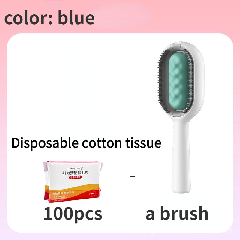 Gentle Pet Grooming Wet Cleaning Brush