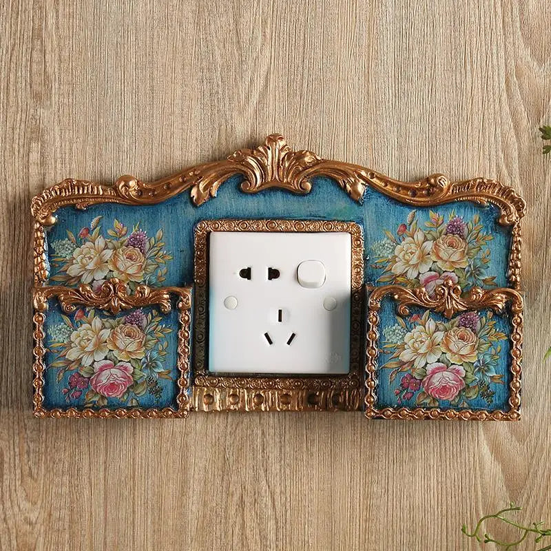 Classic Floral Power Outlet Organizer