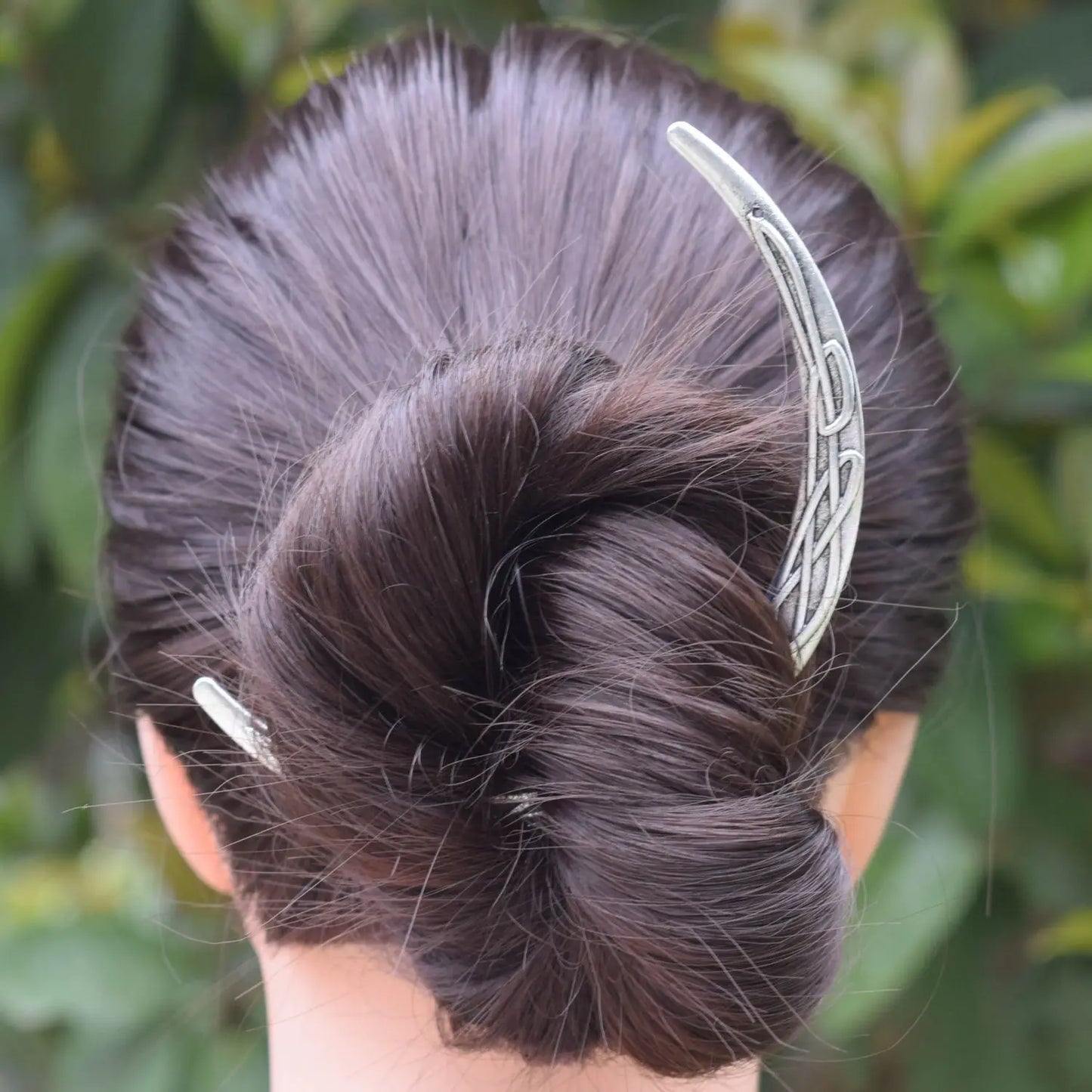 Vintage Lunar Hair Pin